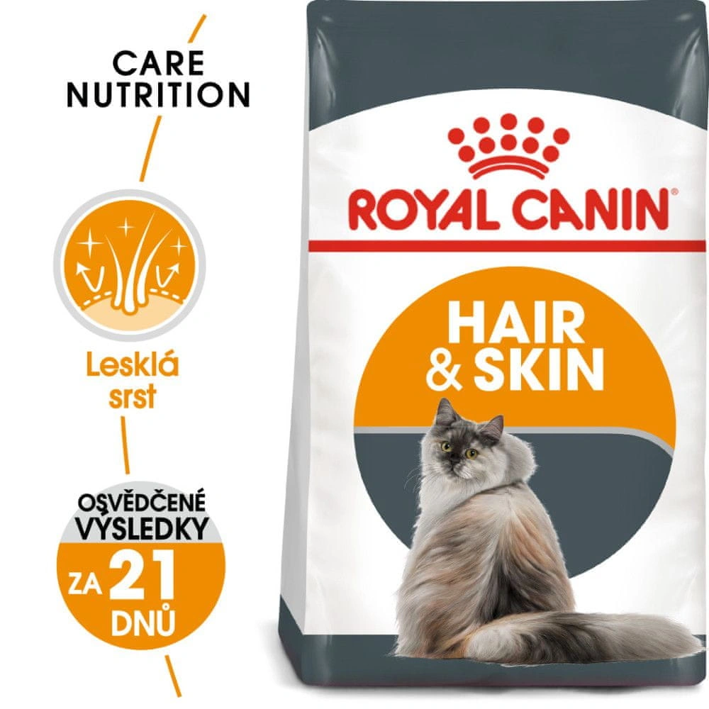 Royal Canin Royal Canin cat Hair and Skin Care - granule pro kočky pro zdravou srst a kůži - 2kg