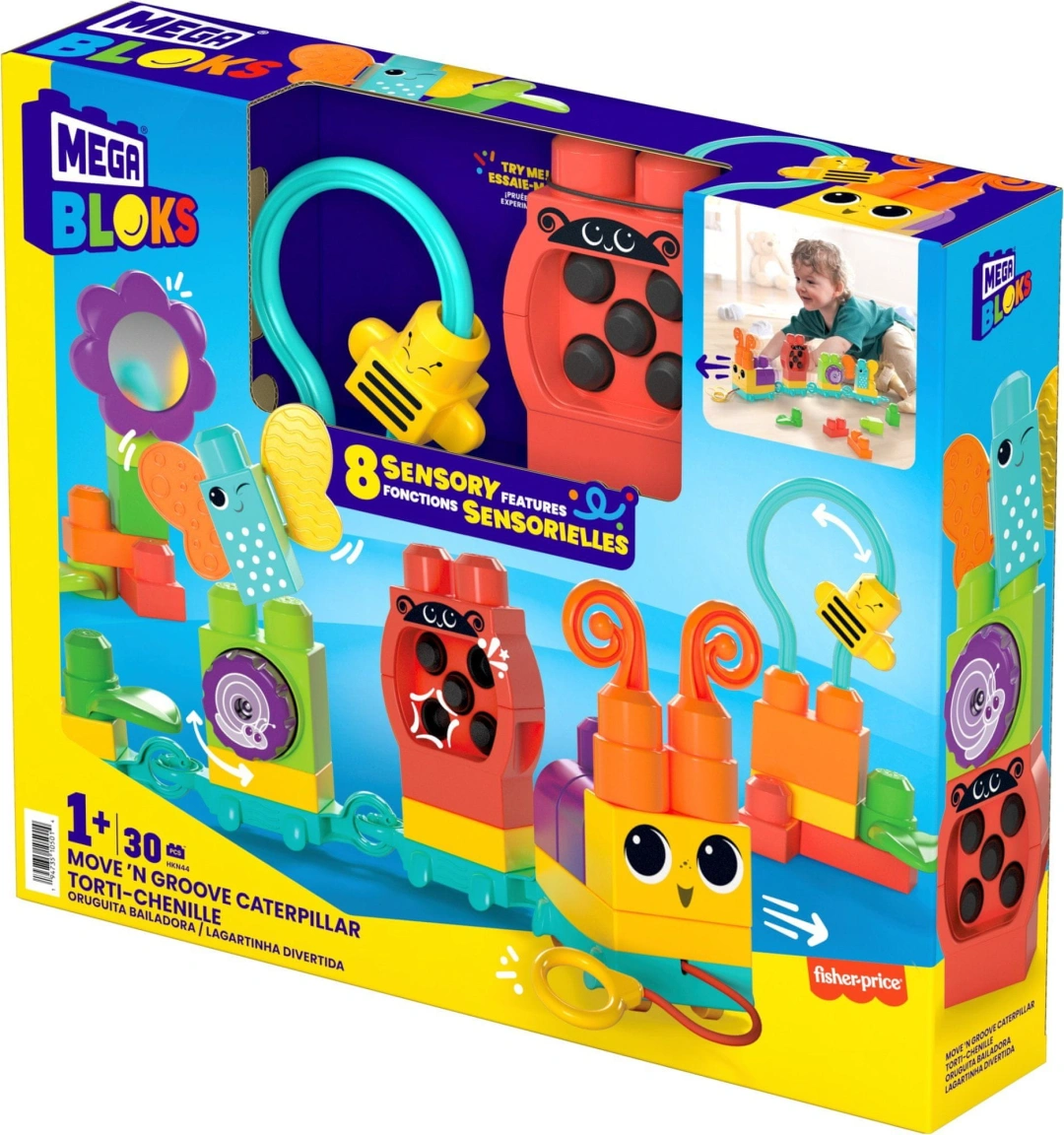 MEGA BLOKS Hravá stonožka HKN44