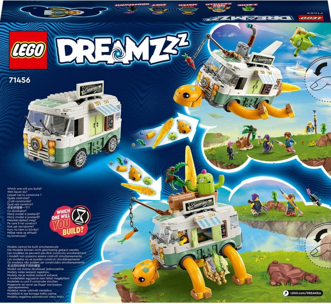 LEGO® DREAMZzz™ 71456 Želví dodávka paní Castillové