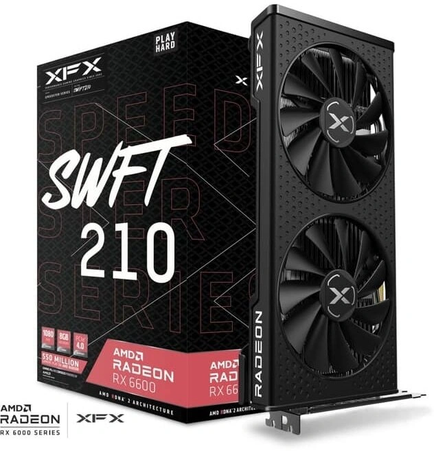 XFX Radeon RX 6600 Speedster SWFT 210, 8GB GDDR6