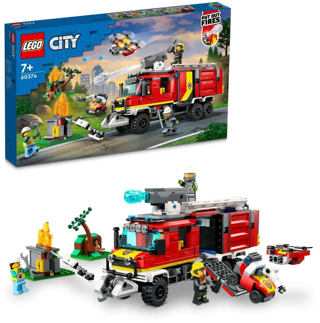 LEGO® City 60374 Velitelský vůz hasičů