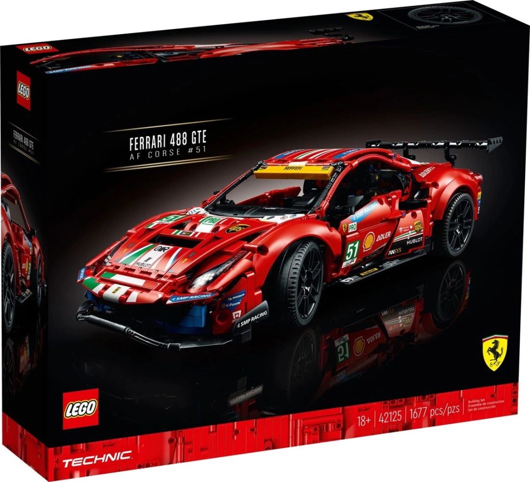 LEGO 42125 Ferrari 488 GTE AF Corse 51