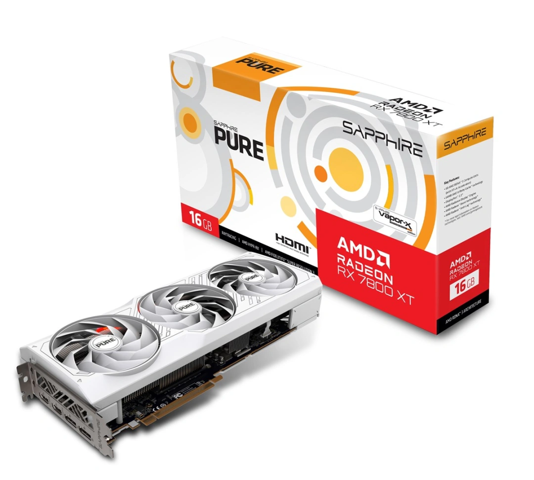 Sapphire Radeon RX 7800 XT PURE Gaming OC 16GB GDDR6