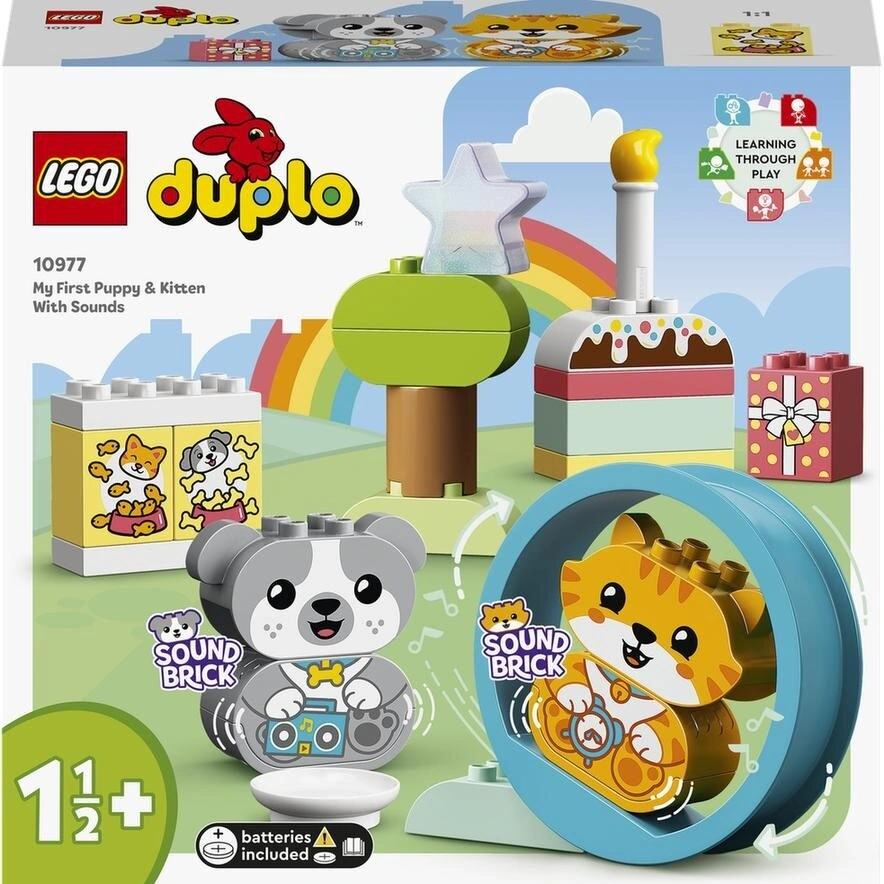 LEGO DUPLO 10977 Moje první štěňátko a koťátko vydávající zvuky