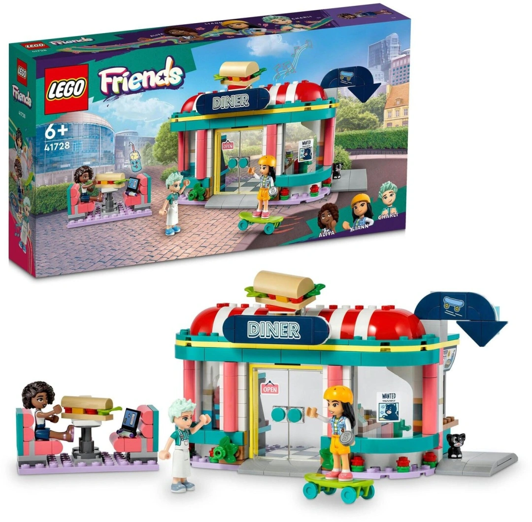 LEGO® Friends 41728 Bistro v centru městečka Heartlake