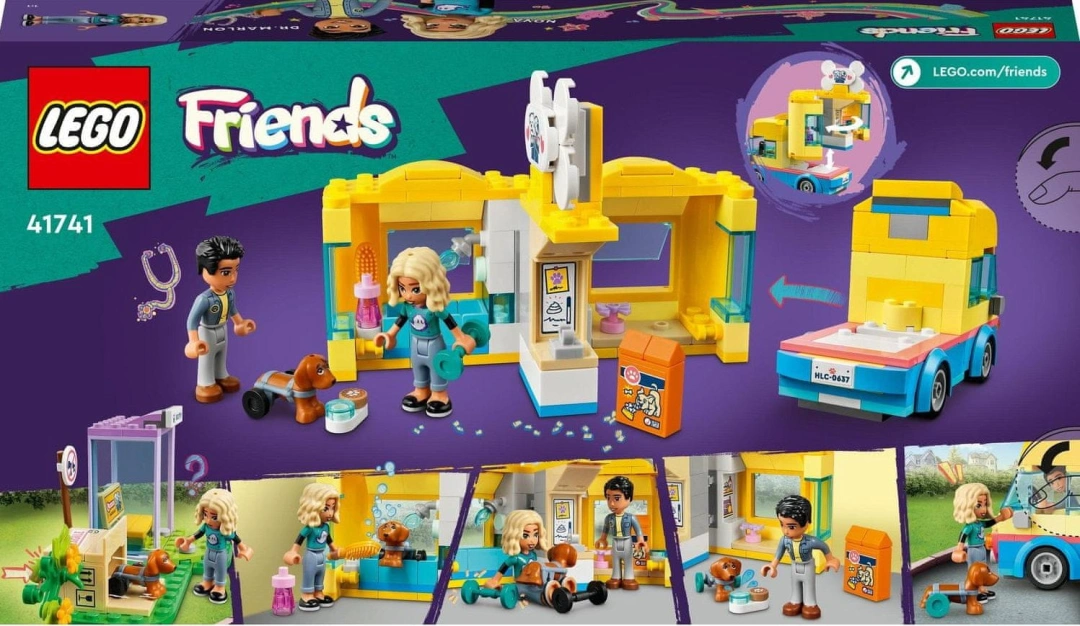 LEGO Friends 41741 Dodávka na záchranu psů