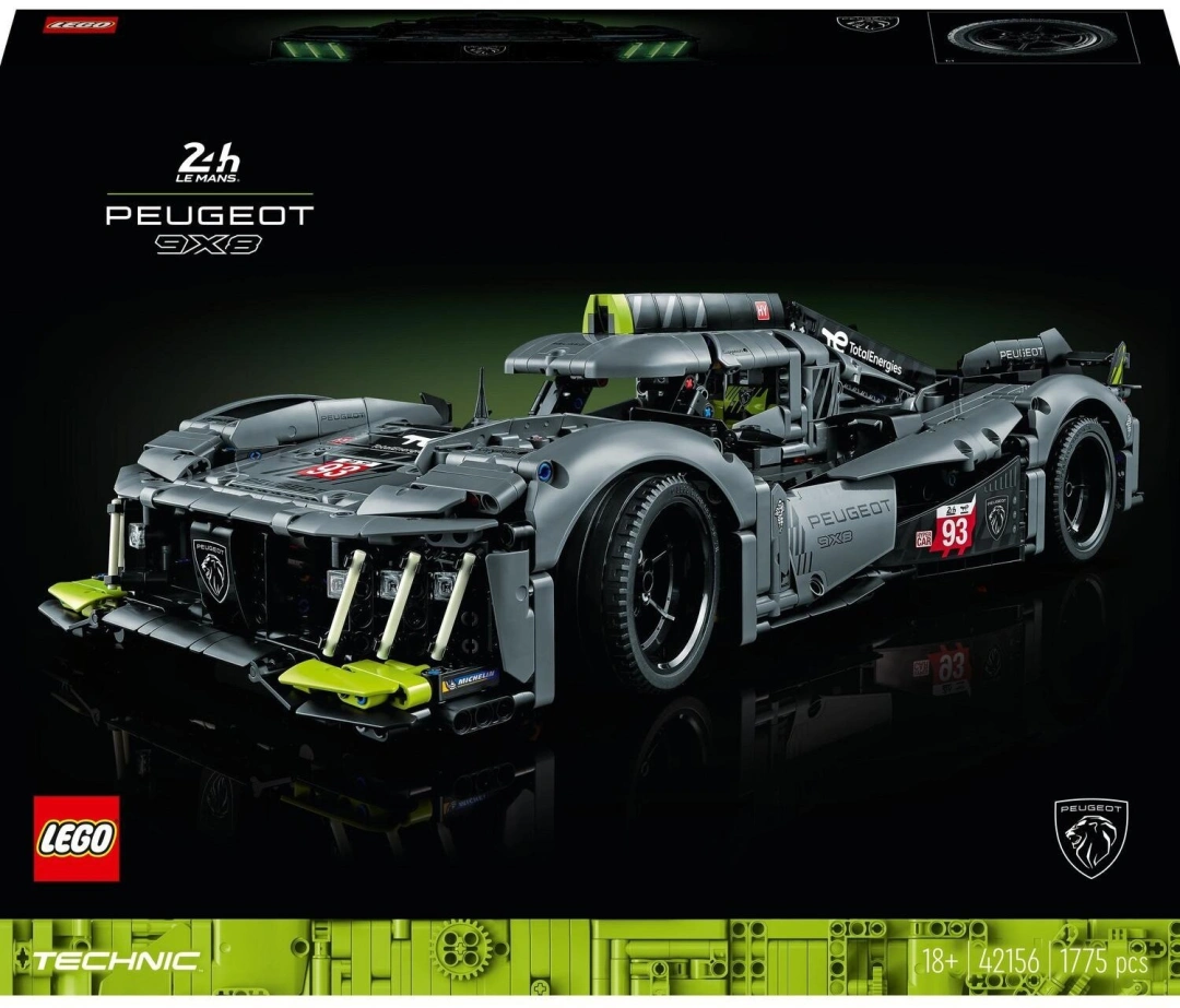 LEGO® Technic 42156 PEUGEOT 9X8 24H Le Mans Hybrid Hypercar