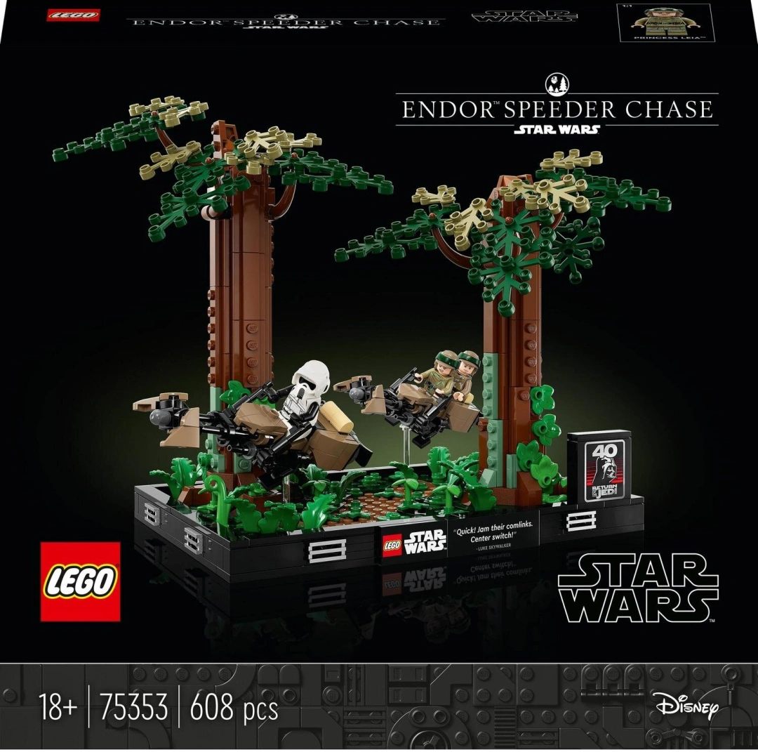 LEGO Star Wars™ 75353 Honička spídrů na planetě Endor™ - diorama