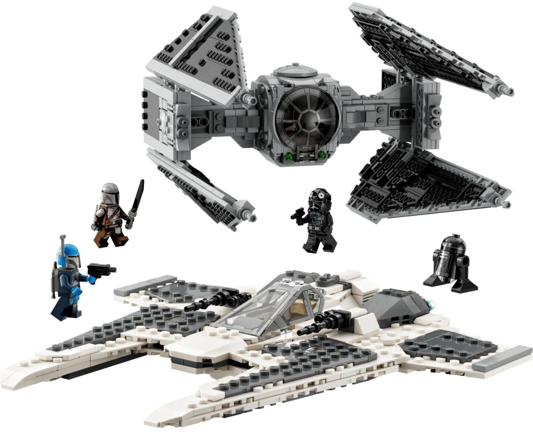 LEGO® Star Wars™ 75348 Mandalorianská stíhačka třídy Fang proti TIE Interceptoru