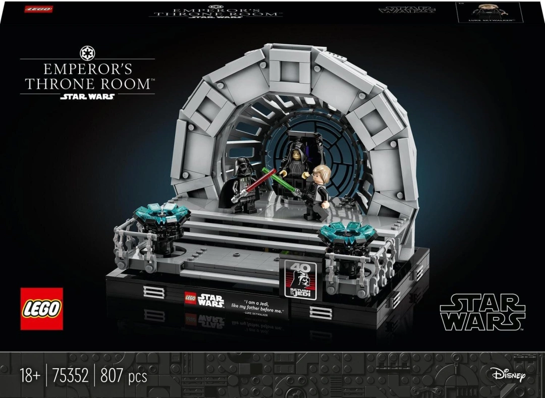 LEGO® Star Wars™ 75352 Císařův trůnní sál - diorama