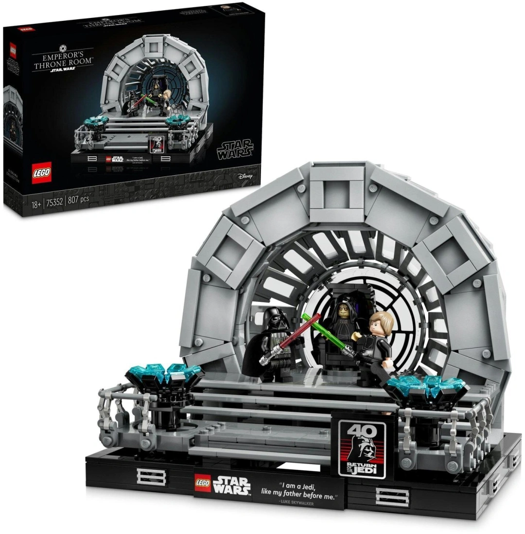 LEGO® Star Wars™ 75352 Císařův trůnní sál - diorama