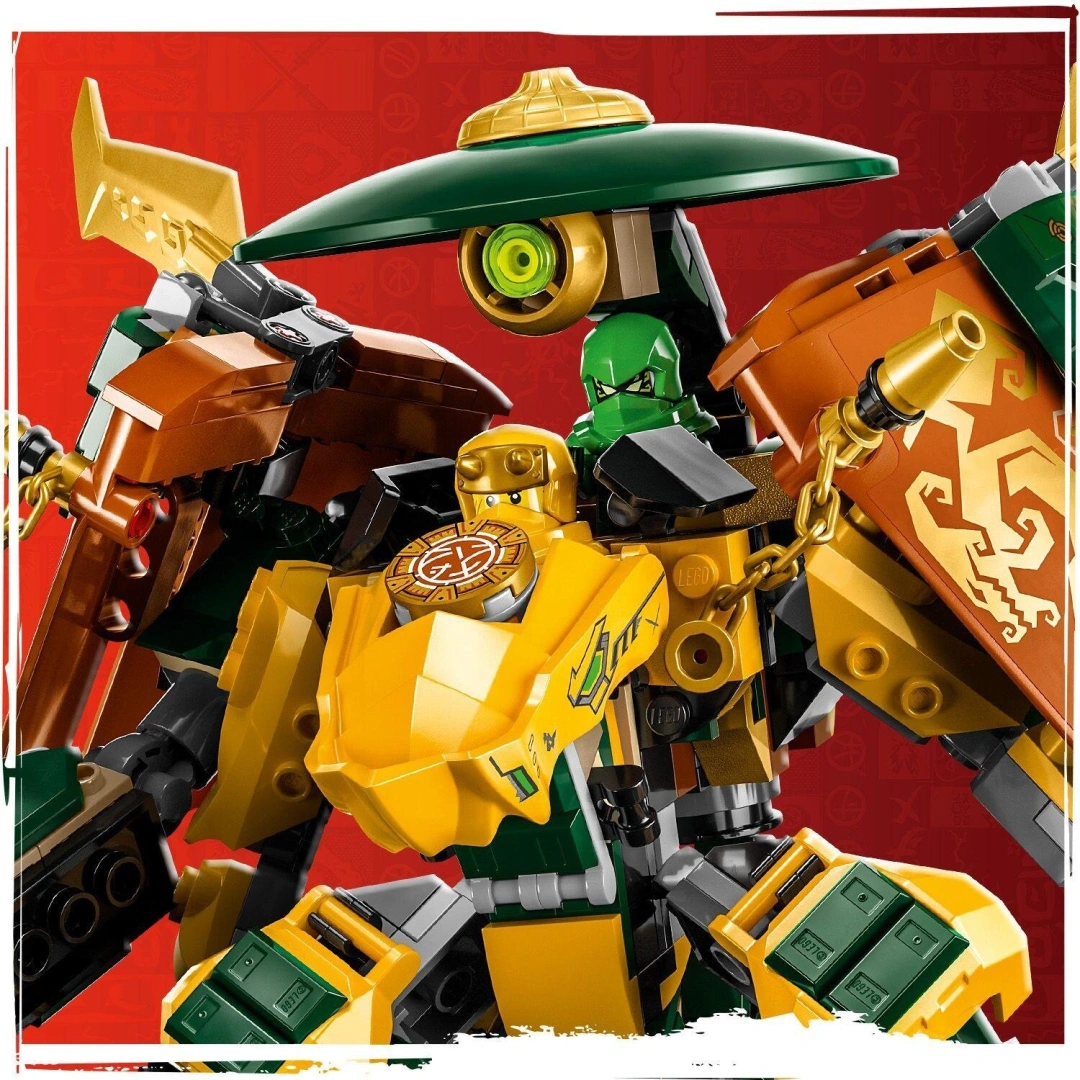 LEGO® NINJAGO® 71794 Lloyd, Arin a jejich tým nindža robotů