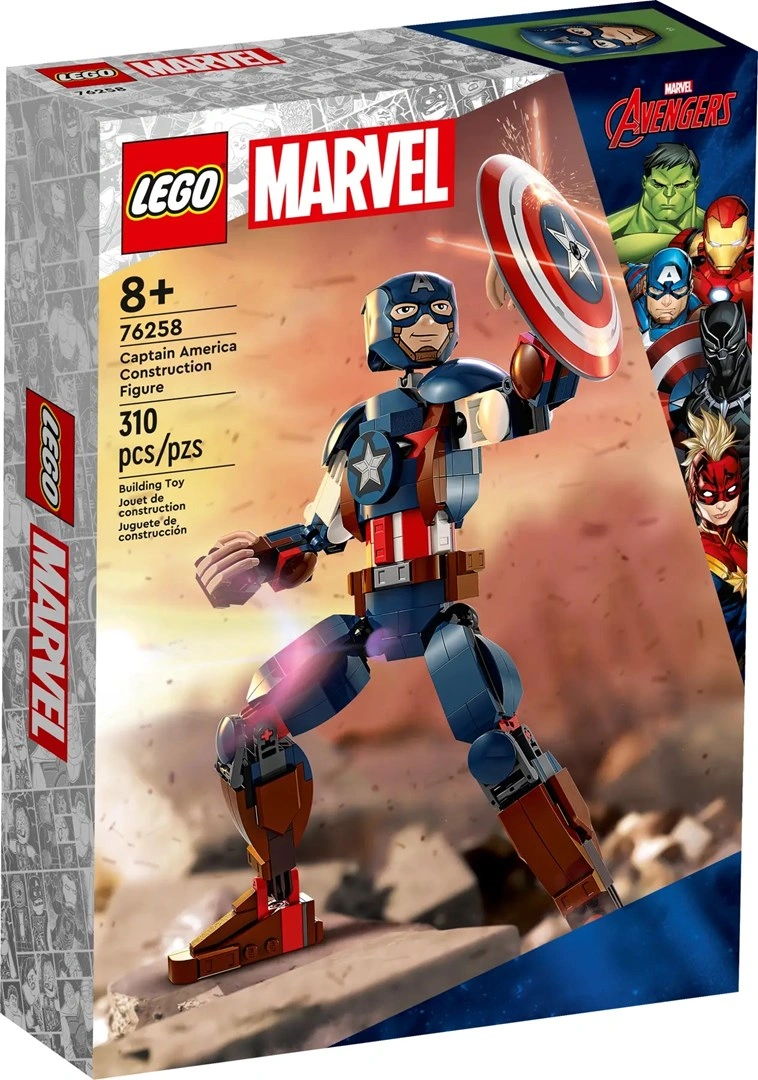 LEGO® Marvel 76258 Sestavitelná figurka: Captain America