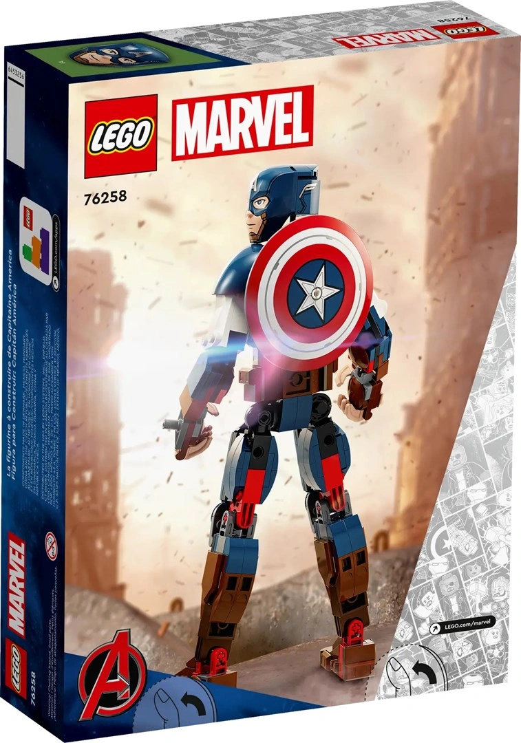 LEGO® Marvel 76258 Sestavitelná figurka: Captain America