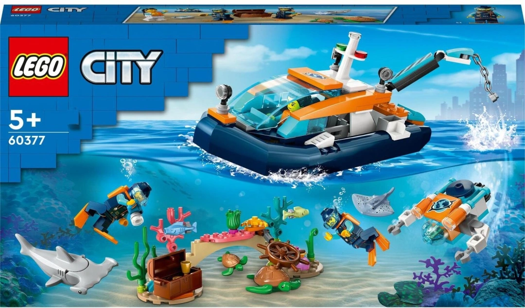LEGO City 60377 Průzkumná ponorka potápěčů
