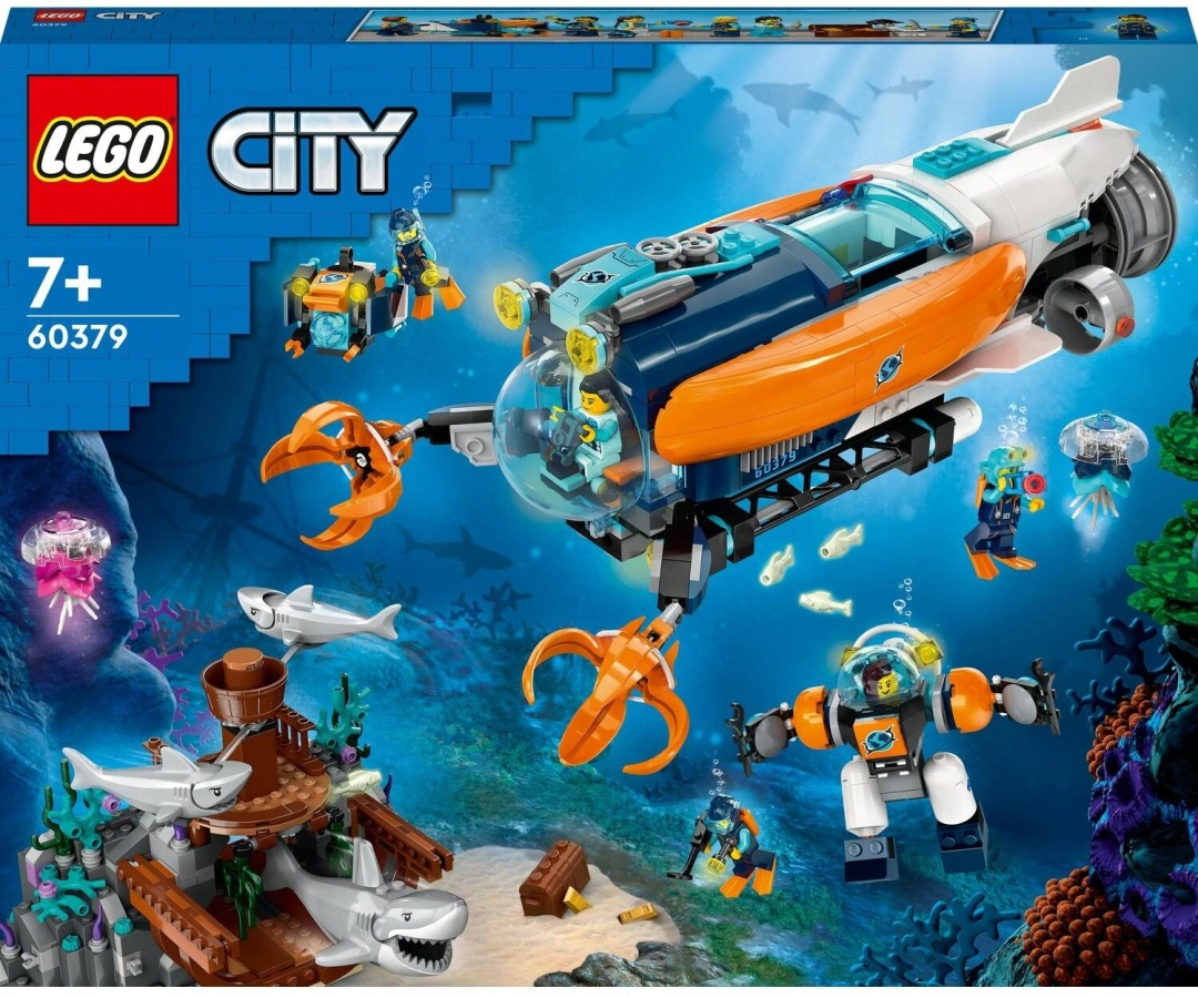 LEGO City 60379 Hlubinná průzkumná ponorka