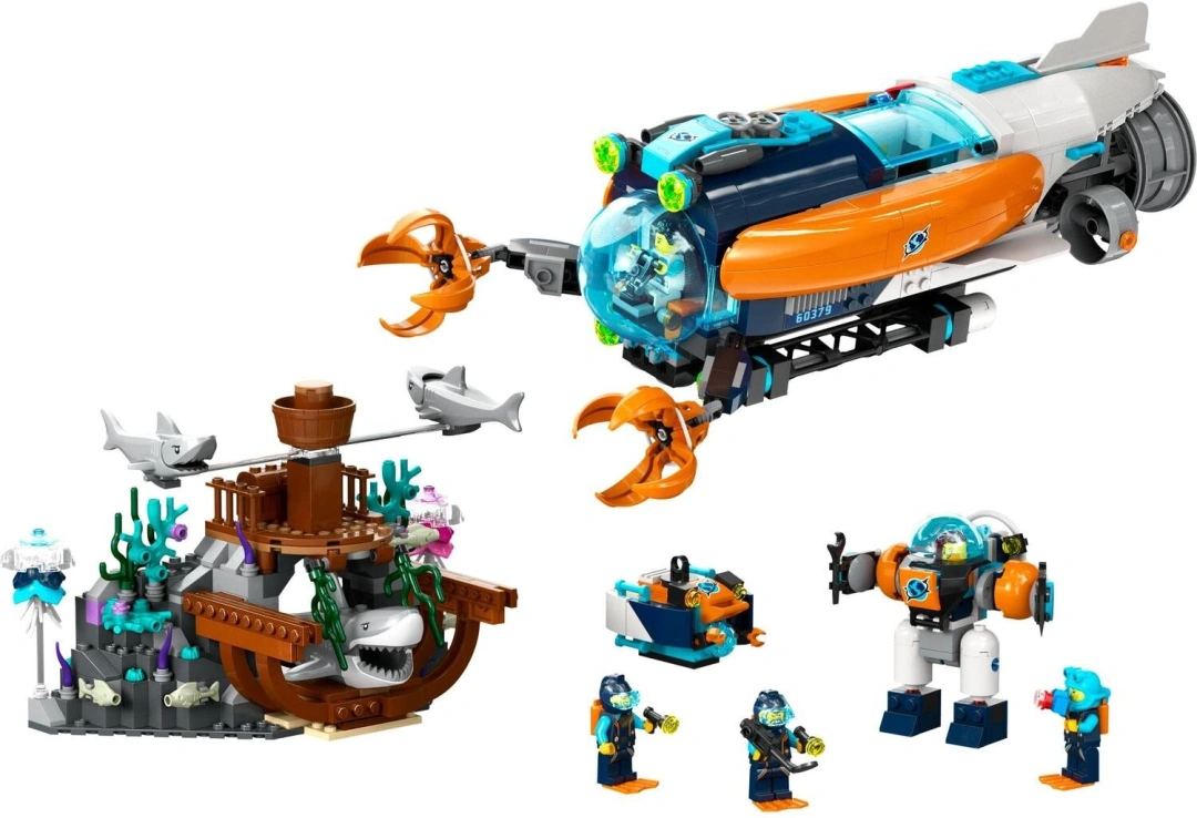 LEGO City 60379 Hlubinná průzkumná ponorka