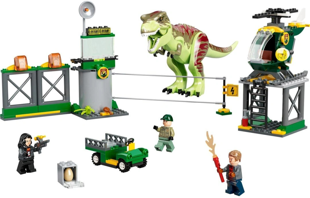 LEGO Jurassic World 76944 Útěk T-rexe