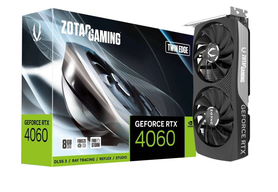 Zotac GAMING GeForce RTX 4060 Twin Edge NVIDIA 8 GB GDDR6