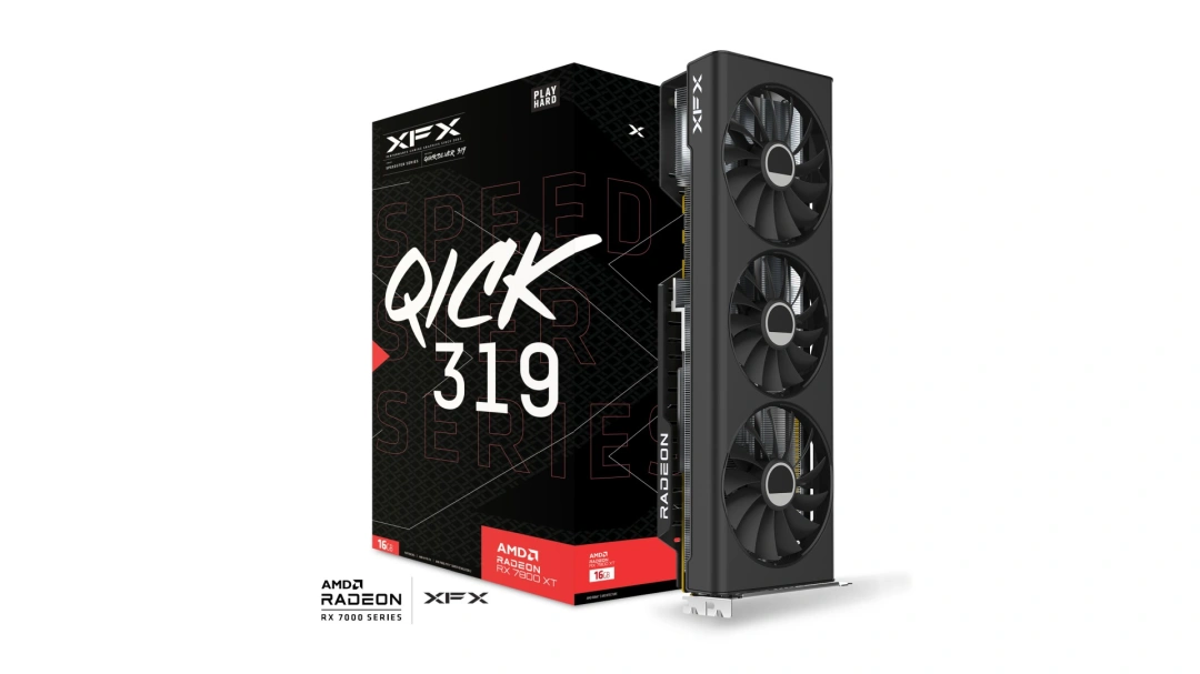 XFX Speedster QICK 319 Core Edition AMD Radeon RX 7800 XT 16 GB GDDR6