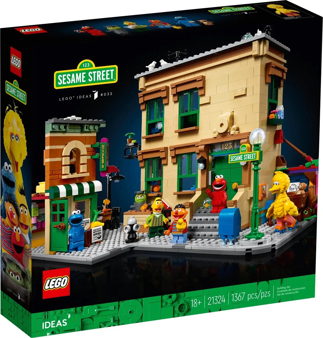 LEGO IDEAS 21324 123 SEZAMOVÁ ULICE