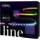 Twinkly LINE, LED pásek prodlužovací, 100LED, RGB, délka 1,5m, černý, BT+WiFi, Gen II, IP20 vnitřní