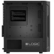 LOGIC Aramis ARGB MINI 1x USB 3.0, 2x USB 2.0 + audio, black