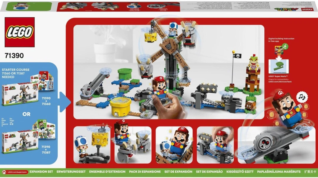 LEGO Super Mario™ 71390 Boj s Reznorem – rozšiřující set