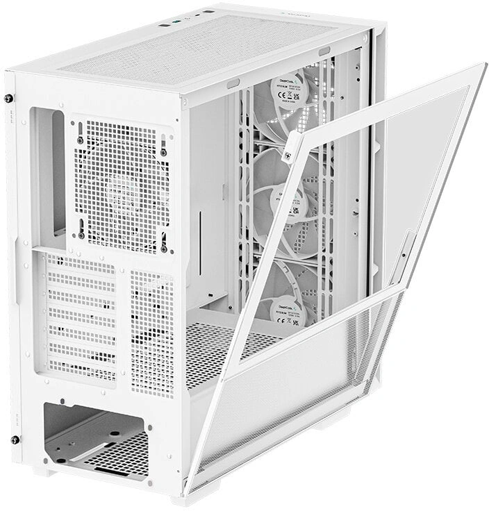 DEEPCOOL CH560, 3x140mm + 1x120mm ARGB, USB 3.0, TG, bílá