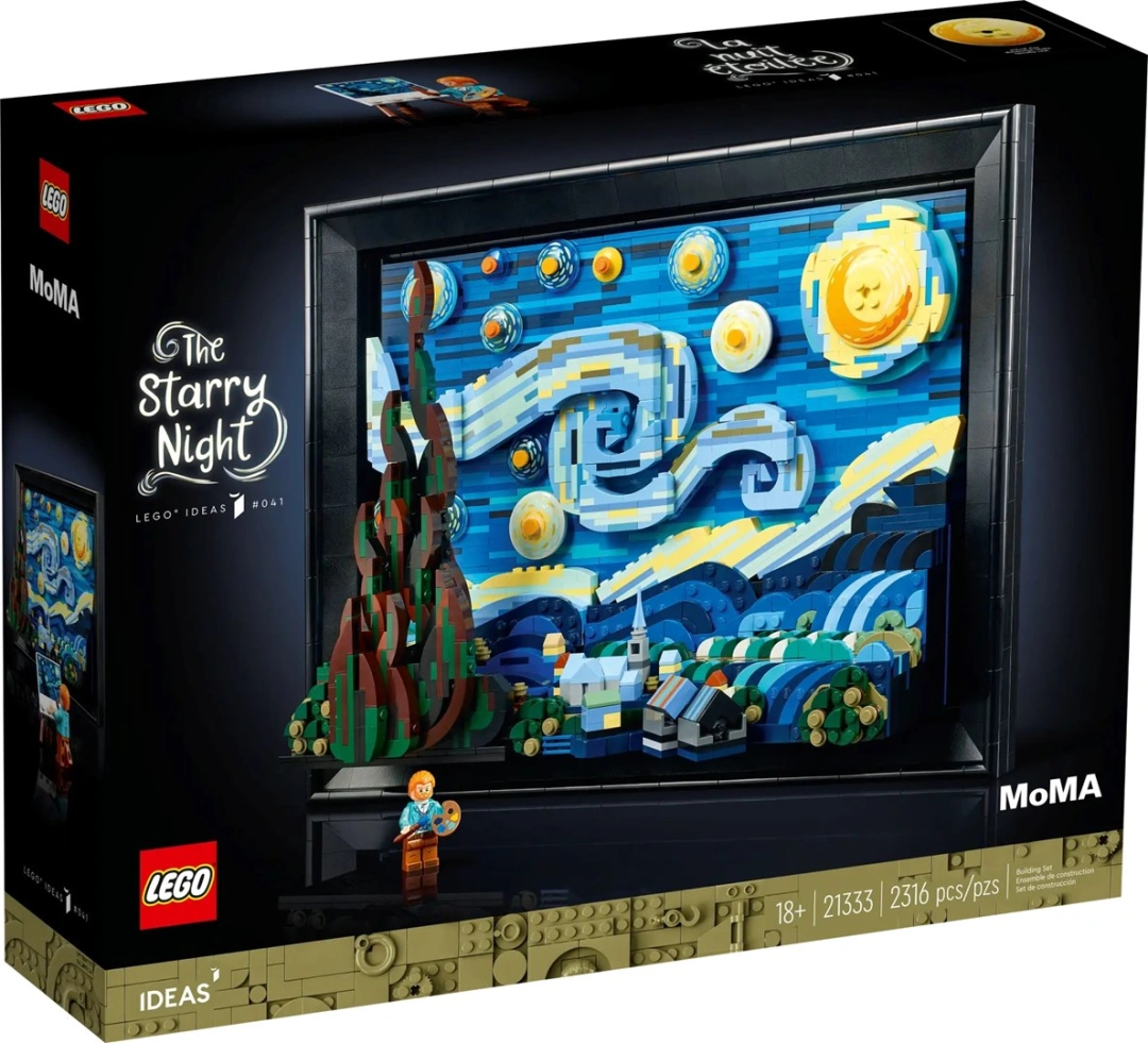 LEGO IDEAS 21333 HVĚZDNÁ NOC - VINCENT VAN GOGH