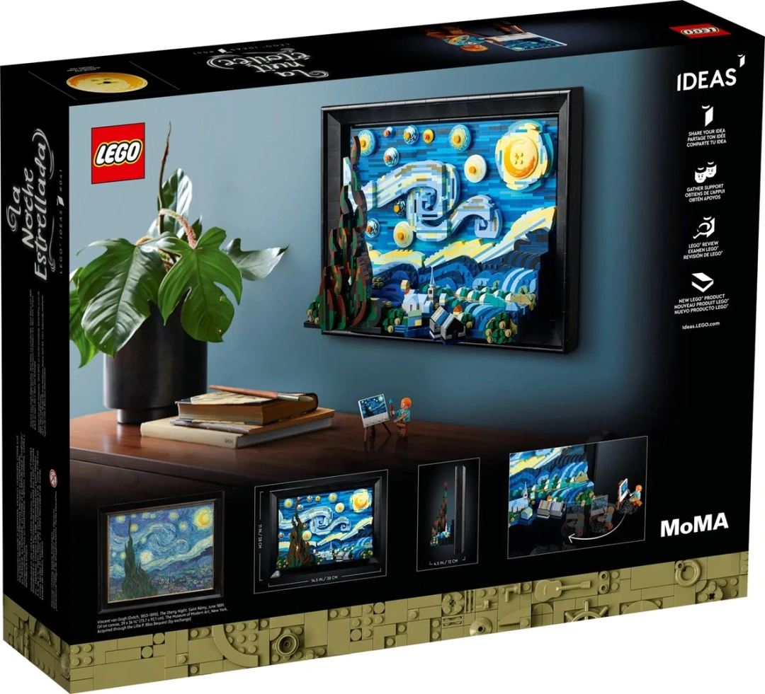 LEGO IDEAS 21333 HVĚZDNÁ NOC - VINCENT VAN GOGH