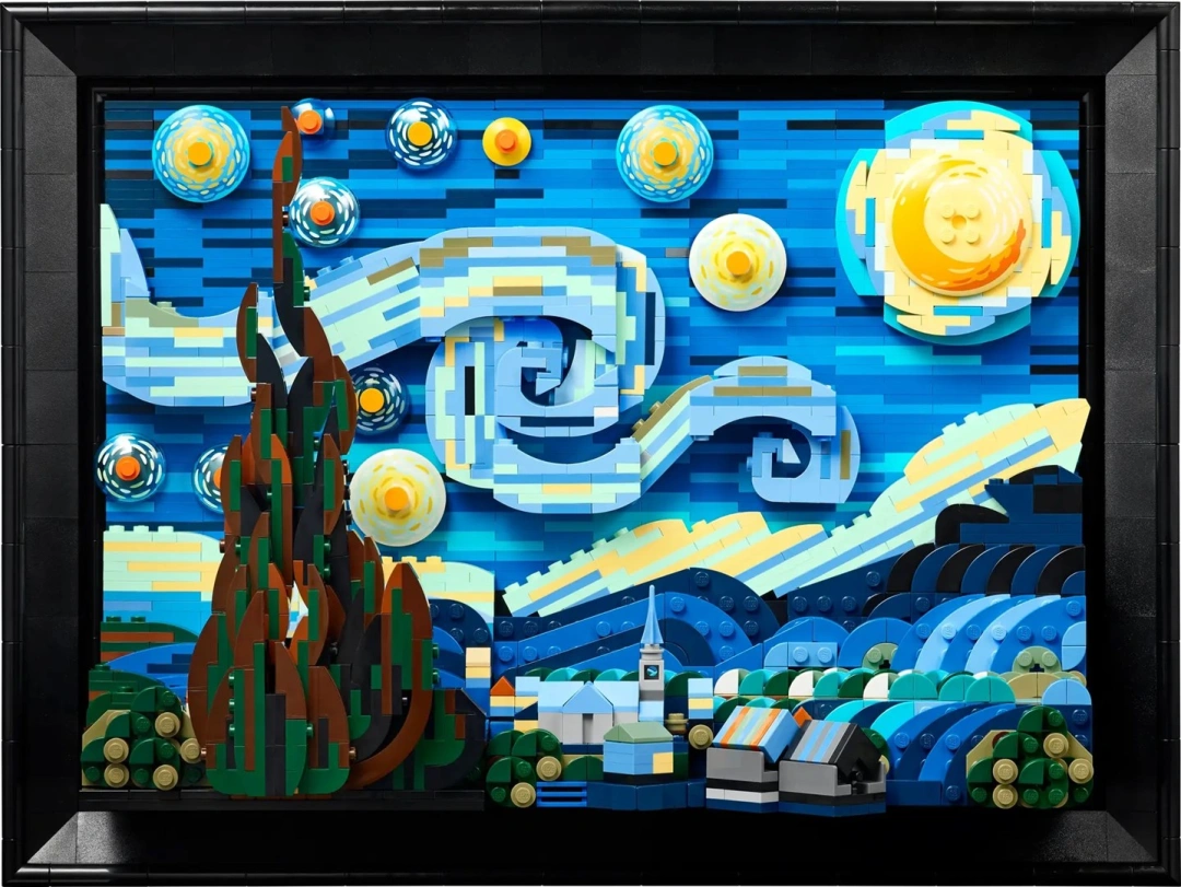 LEGO IDEAS 21333 HVĚZDNÁ NOC - VINCENT VAN GOGH