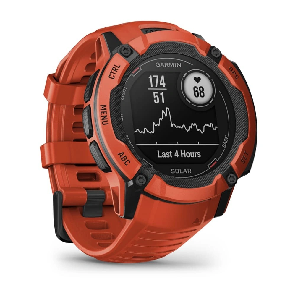 Garmin Instinct 2X Solar - Flame Red