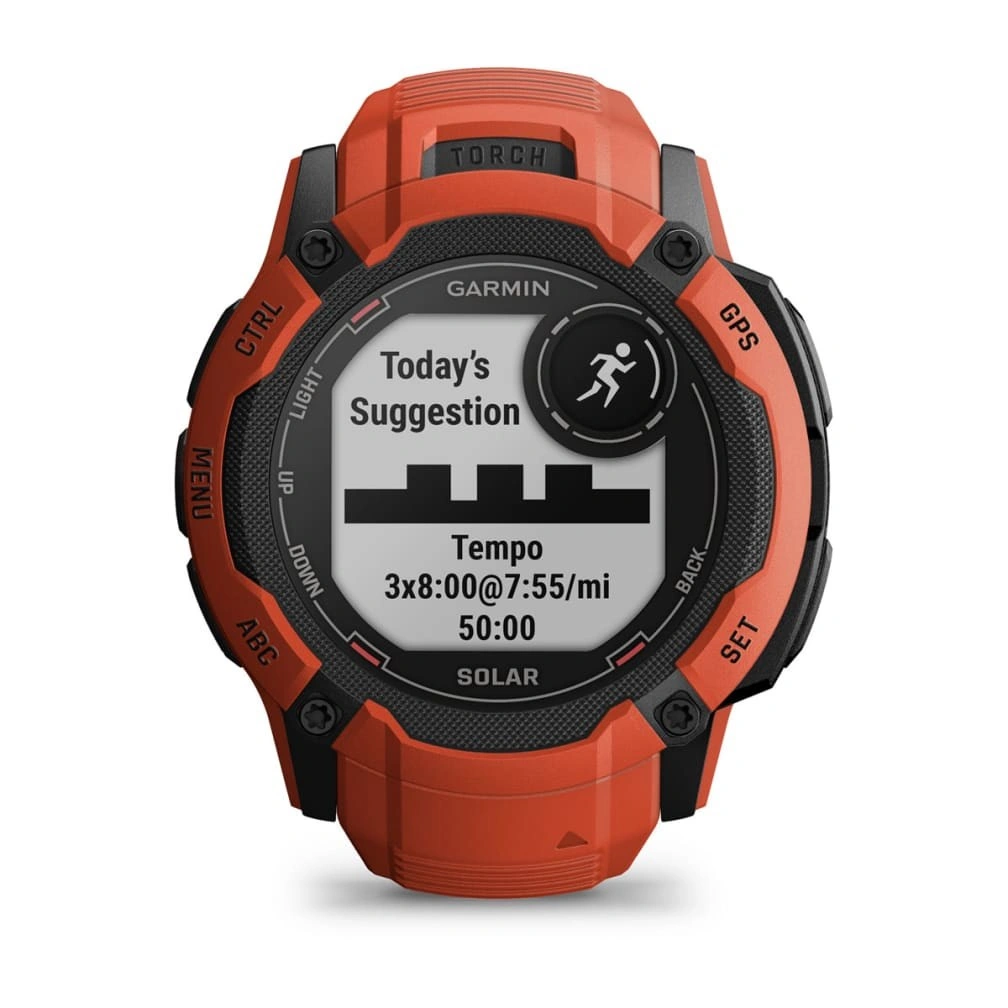 Garmin Instinct 2X Solar - Flame Red