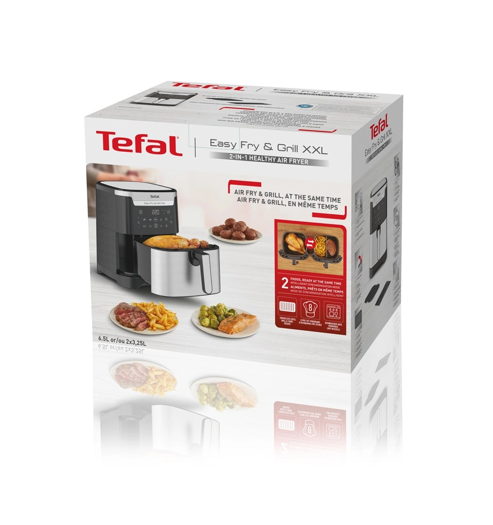 Tefal Easy Fry & Gril XXL EY801D15, black