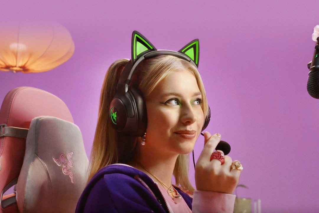 Razer Kraken Kitty V2, černá