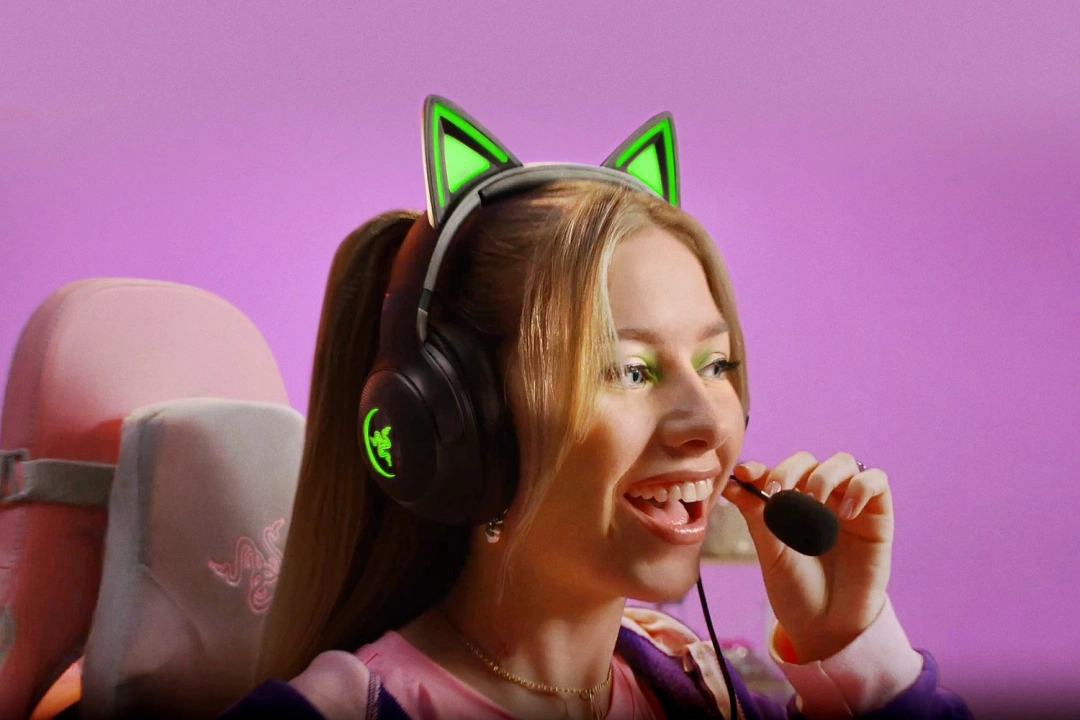 Razer Kraken Kitty V2, černá