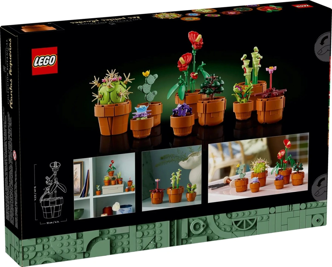 LEGO Icons 10329 Miniaturní rostliny