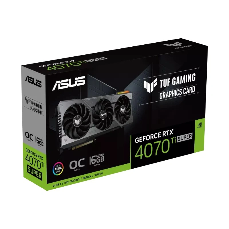 ASUS TUF Gaming GeForce RTX 4070 Ti SUPER OC Edition, 16GB GDDR6X