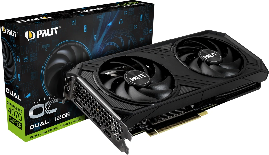 PALiT GeForce RTX 4070 Super Dual OC, 12GB GDDR6X