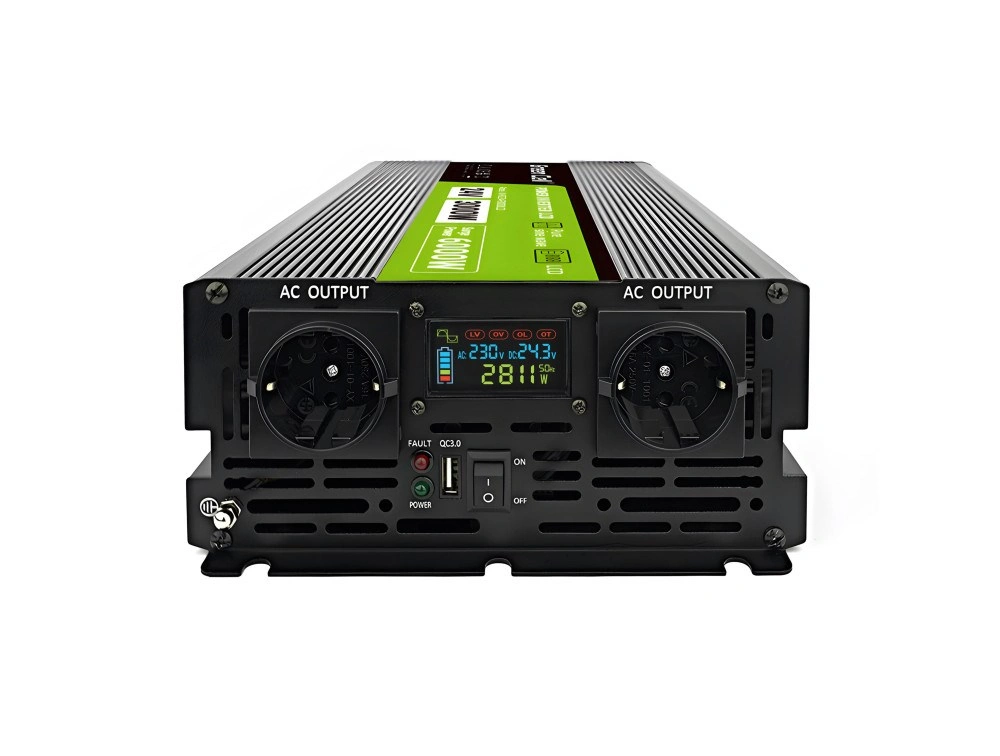 Green Cell PowerInverter LCD 24 V 3000W/60000W