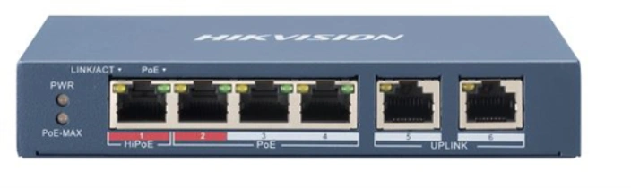 Hikvision DS-3E0106HP-E Fast Ethernet (10/100)