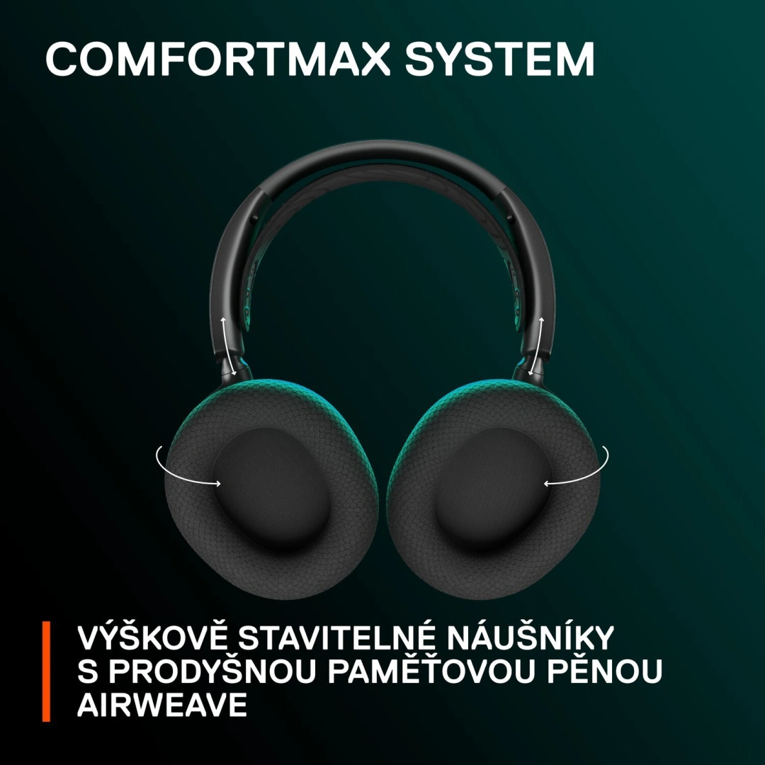 SteelSeries Arctis Nova 7, černá