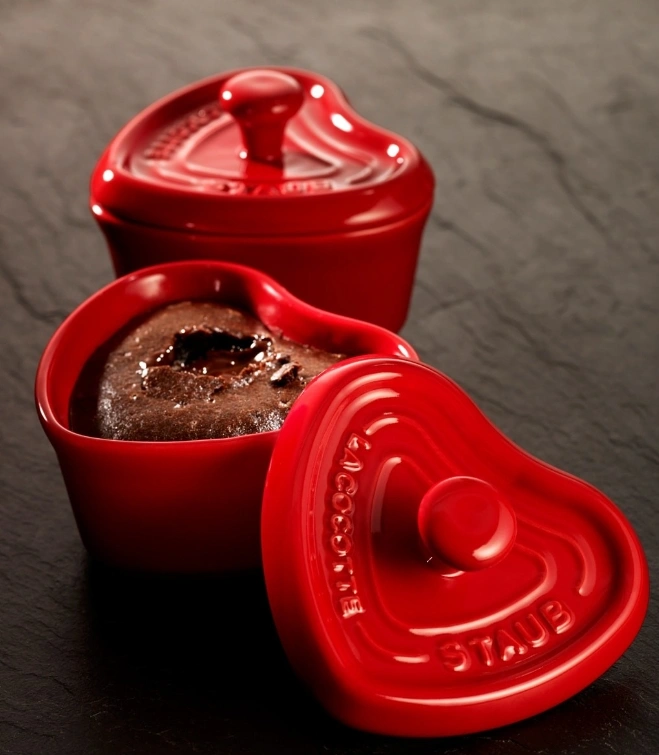 Staub Mini Cocotte Heart 200ml