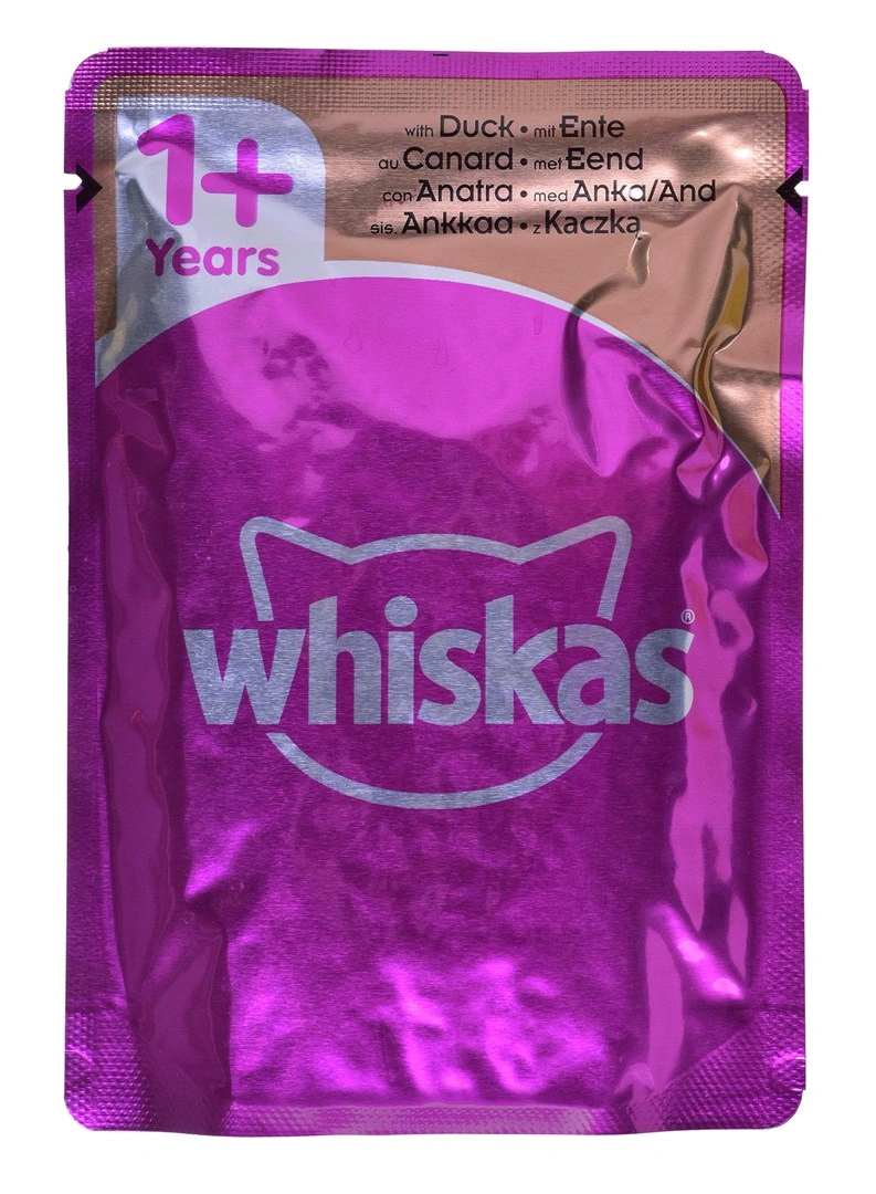 WHISKAS Brambory pro dospělé 40x85g Drůbež Příchutě