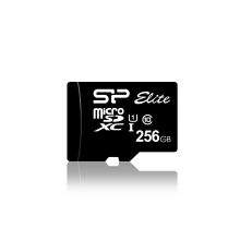 Memory card microSDXC Elite 256GB CL10 UHS-1 (U1) + microSD-SD ADAPTER (SP256GBSTXBU1V10SP)