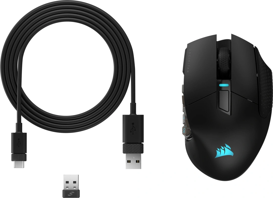 Corsair Scimitar Elite Wireless, černá