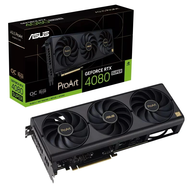 ASUS ProArt GeForce RTX 4080 SUPER OC, 16GB GDDR6X