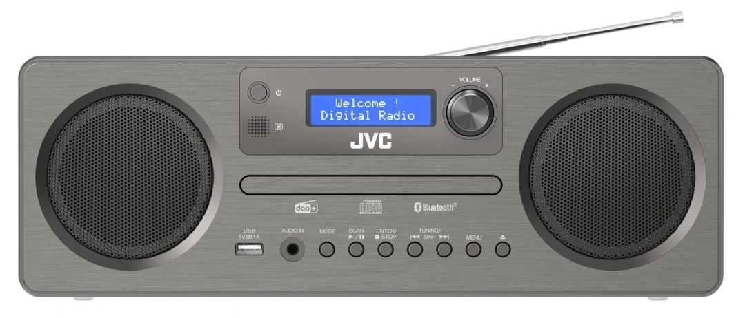 JVC RD-E861B-DAB, černá