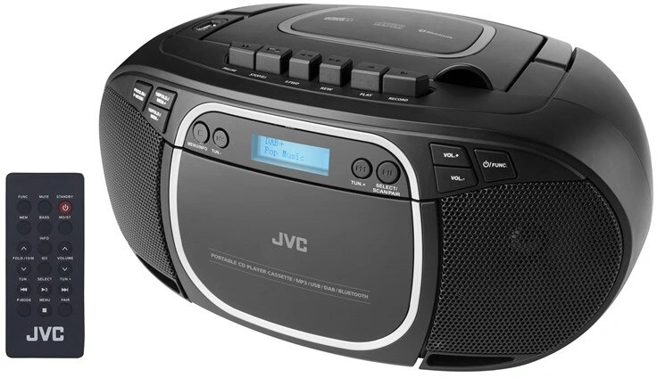 JVC RC-E561B DAB, černá